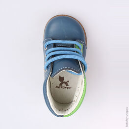 052128-21 Ботинки для мальчики светло-синий фото №4