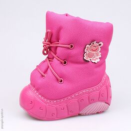 061007-41 Сапожки для девочки фуксия