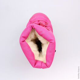 061007-41 Сапожки для девочки фуксия фото №4