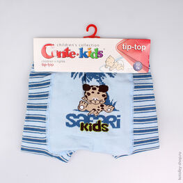 07031257-00 Колготки с рисунком леопард, 72% хлопок, св.голубой для универсальные голубой