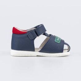 022168-21 Детские сандалии для мальчика Первые шаги для мальчики синий,зеленый,красный фото №2