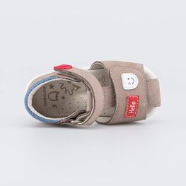 022168-22 Детские сандалии для мальчика Первые шаги для мальчики коричневый фото №4