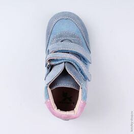 152189-25 Ботинки для девочки гол-роз фото №4