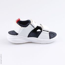 324023-13 Пляжная обувь с LED-подсветкой для мальчики бел-син фото №2