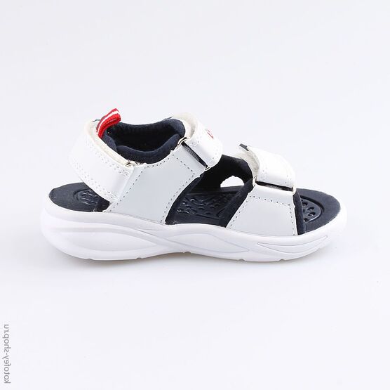 324023-13 Пляжная обувь с LED-подсветкой для мальчики бел-син фото №2