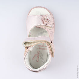 122130-21 Босоножки для девочки розовый фото №4