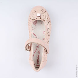 332114-22 Туфли для девочки розовый фото №4