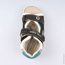 122113-22 Сандалии для мальчики серый фото №4