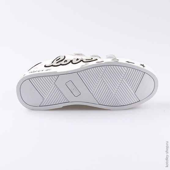 532191-72 Полуботинки для девочки белый фото №3