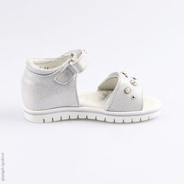 322076-21 Босоножки для девочки серебрист. фото №2