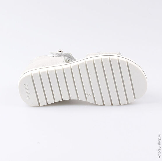 322076-21 Босоножки для девочки серебрист. фото №3