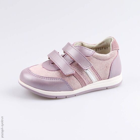 332096-26 Полуботинки для девочки сиреневый