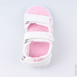 124002-12 Пляжная обувь с LED-подсветкой для девочки персиковый фото №4