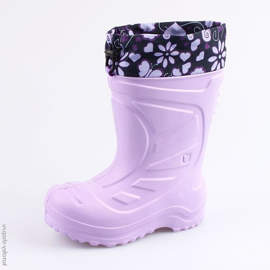 365005-14 Резиновые сапоги для девочки сир-син