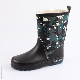 566169-11 Резиновые сапоги для мальчики чер-сер