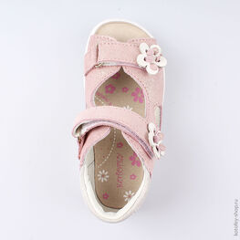 322049-25 Босоножки для девочки розовый фото №4