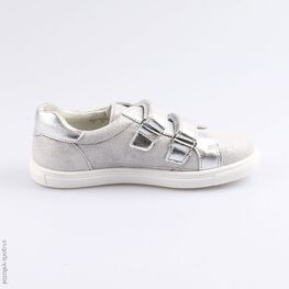 532196-22 Полуботинки для девочки серебрист. фото №2