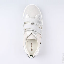 532196-22 Полуботинки для девочки серебрист. фото №4