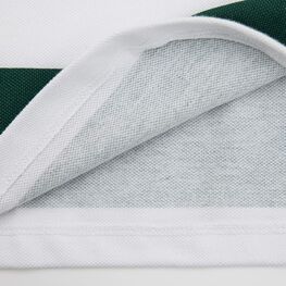 07701008-40 Футболка поло в полоску для мальчика для мальчики белый,зеленый фото №4