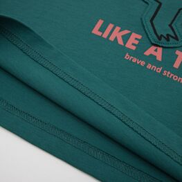 07702075-40 Зеленая футболка с принтом для мальчика для мальчики зеленый фото №3