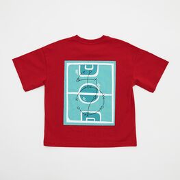 07702076-40 Футболка с двухсторонним принтом для мальчики красный фото №2