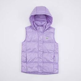 07857041-44 Жилет с капюшоном сиреневый для девочки сиреневый