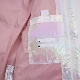 07857055-40 Куртка на молнии светло-бежевый для девочки бежевый фото №4