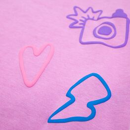 07864069-42 Костюм толстовка + брюки розовый для девочки розовый фото №4