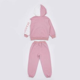 07864070-41 Костюм жакет + брюки розовый для девочки розовый фото №2