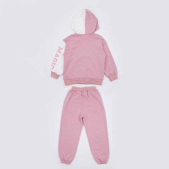 07864070-41 Костюм жакет + брюки розовый для девочки розовый фото №2