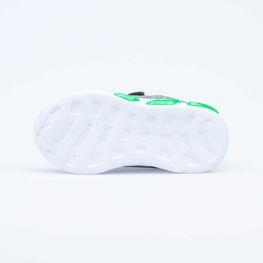 144131-71 Кроссовки с LED-подсветкой на подошве для мальчики сер-зел фото №3