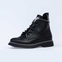 654038-21 Ботинки для девочки черный