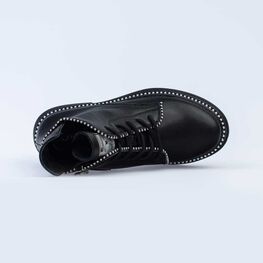 654038-21 Ботинки для девочки черный фото №4