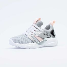 644312-71 Кроссовки на шнурках для девочки серый