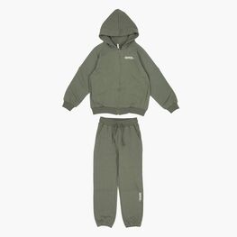07764085-41 Костюм толстовка + джоггеры темно-зеленый для мальчики темно-зеленый
