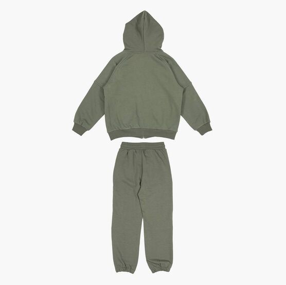 07764085-41 Костюм толстовка + джоггеры темно-зеленый для мальчики темно-зеленый фото №2