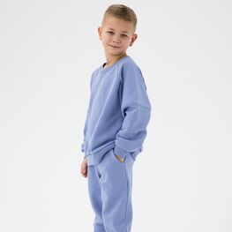 07764087-41 Костюм свитшот + джоггеры детский голубой для мальчики голубой фото №2