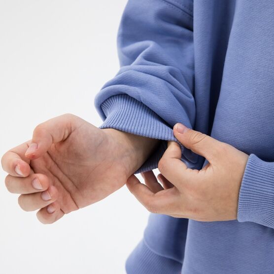 07764087-41 Костюм свитшот + джоггеры детский голубой для мальчики голубой фото №5