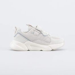 644421-71 Детские кроссовки на липучках для мальчики бежевый фото №2