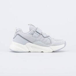 644421-72 Детские кроссовки на липучках для мальчики серый фото №2