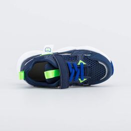 644422-11 Летние кроссовки с сеточкой для мальчики синий фото №4