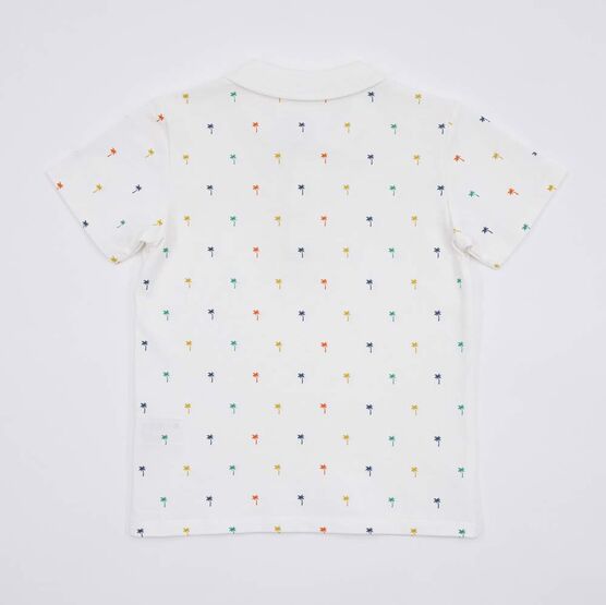 07701003-40 Футболка поло для мальчика белый для мальчики белый фото №2