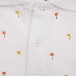 07701003-40 Футболка поло для мальчика белый для мальчики белый фото №3