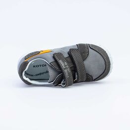 132151-22 Полуботинки для мальчики серый фото №4