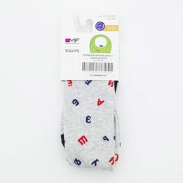 07032810-40 Колготки светло-серые Алфавит для универсальные светло-серый фото №2