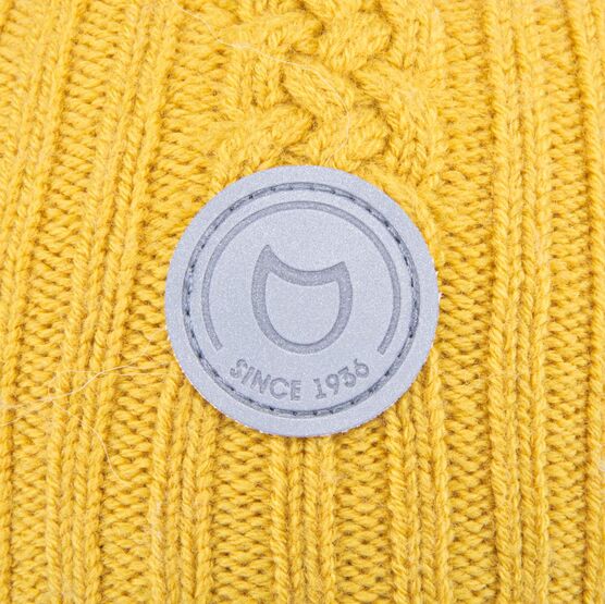 07711380-42 Шапка на завязках с утеплителем Горчичный для мальчики горчичный фото №3