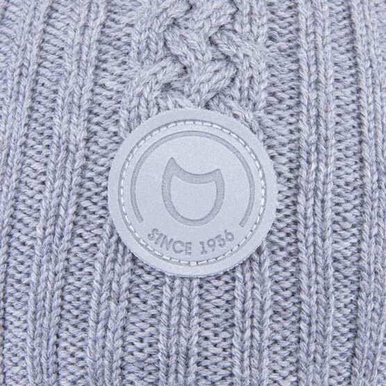 07711380-43 Шапка на завязках с утеплителем, серый для универсальные серый фото №3