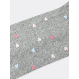 07832821-40 Серые колготки для девочки Сердечки для девочки серый фото №2