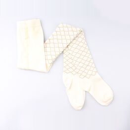 07832353-40 Колготки детские с люрексом бежевые для девочки бежевый