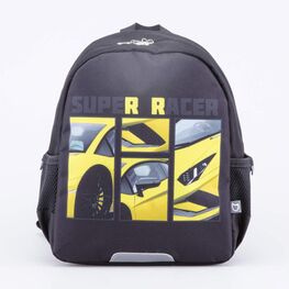 02710334-40 Рюкзак детский Скорость серый-желтый для мальчики серый + желтый